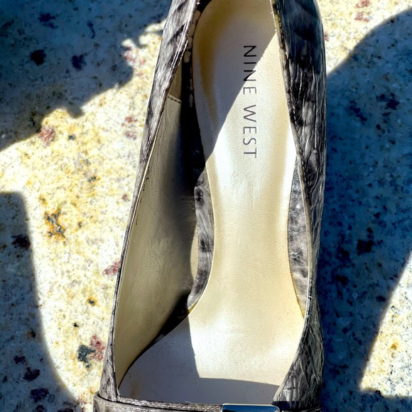 Faux Snake Skin Heels - Picture 4 of 7